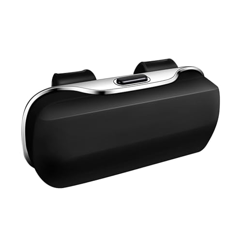 Sharplace Sonnenbrillenhalter für Auto Visier, Auto Sonnenbrillenhalter, Brillen Aufbewahrung Organizer, Sonnenbrillen Clip Hartschale Auto Visier Sonnenbrillenetui, Auto Brillenetui, Schwarz