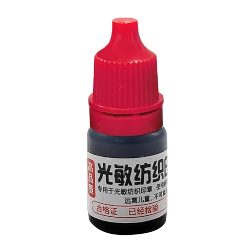 Drucktinte | 5 ml Bildschirm- und Blockdrucktinte, wasserdichte multifunktionale umweltfreundliche photosensitive Drucktinte für T-Shirt und Siebdruckdrucke
