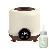 Electric Baby Milk Shaker, Automatic Bottle Mixer, Low Noise 360° Bidirectional Stirring, LED Display, (6.02x5.71x5.71 inches), Ideal for Formula Mixing, Anti-Bloating