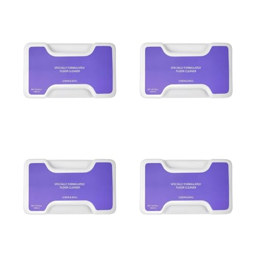 WZGLL 580 Ml Roboter-Staubsauger, Bodenreiniger, Reinigungsflüssigkeit for Mehrere Oberflächen (kompatibel Mit Narwal Freo Z Ultra), Professioneller Dekontaminations-Bodenreiniger(4 Bottles)