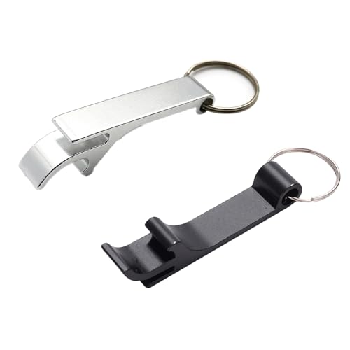 2 Stück FlaschenöFfner SchlüSselanhäNger FlaschenöFfner Rohling,Beer Bottle Opener Fun,Caps BieröFfner SchlüSselanhäNger,BierflaschenöFfner Cartoon-FlaschenöFfner,FüR Edelstahl Bier öFfner Keychain