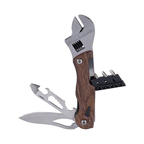KH Security Multitool 10-tlg. braun schwarz silberfarben