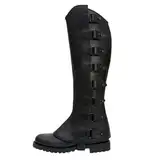 Mittelalter Stiefelüberzieher,Pirate Stiefelstulpen Herren Damen,Mittelalter Stiefel Gamaschen,Mittelalter Kostüm Herren,Steampunk Accessoire für Fasching Kostüme Cosplay,Halloween,Ritter,Krieger