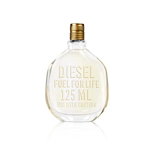 Diesel Fuel For Life Parfüm Herren| Eau de Toilette| Männer Parfum| Parfume Men| Herrenparfum| | Natural Spray| Frischer und holziger Duft| 125ml