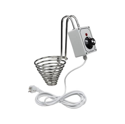 Honig-Therme mit Thermostat Honigspirale Honigtherme Heizung mit Temperaturregler zum Dekristallisieren von Honig und cremig machen Imker Imkerei