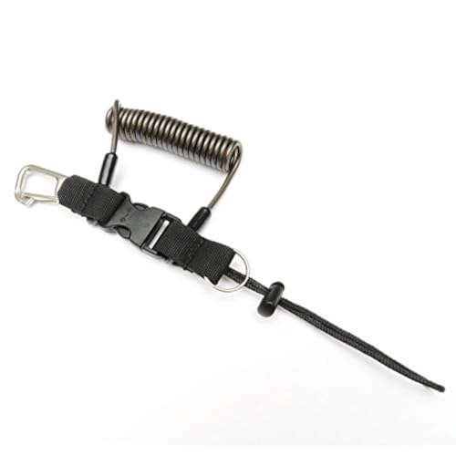 Namvo Heavy Duty Tauchen Lanyard Spring Coil Schnorcheln Tauchen Unterwasserkamera Taschenlampe Licht Anti-Lost Rope Line