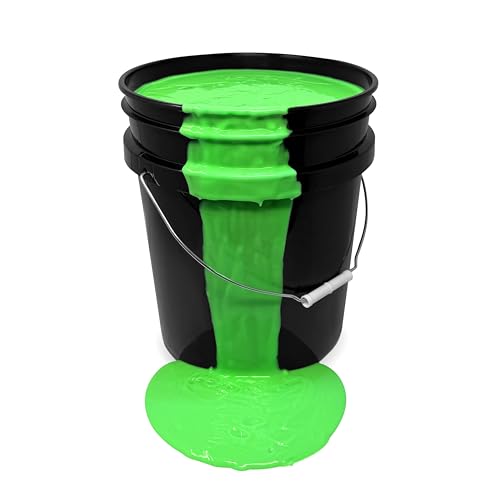 Milo UV-Neon-Eventfarbe, 1,8 l, Neongrün, fluoreszierende Partyfarbe für Rave, Events, Konzerte, leuchtet UV in Schwarzlicht, hergestellt in den USA, sicher für Haut, waschbar, ungiftig