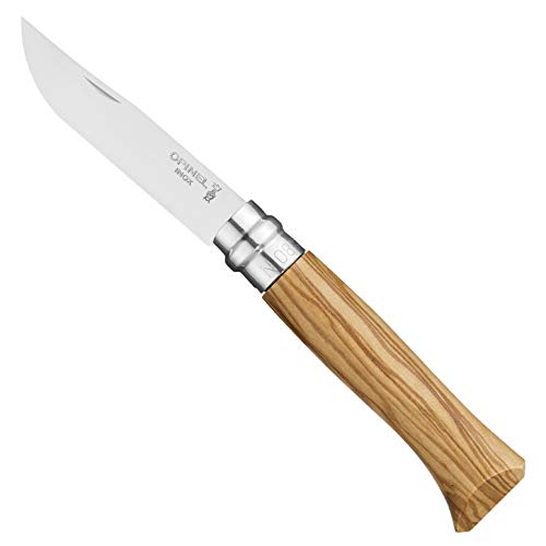 Opinel 254052, Messer, Größe 8 Outdoormesser, Natur, S