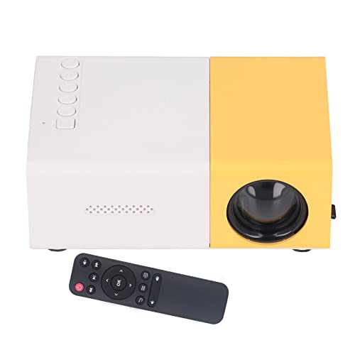GOTOTOP Tragbarer Filmprojektor Beamer 1080p Unterstützt für Kindergeschenk, Heimkino, kompatibel mit Smartphone/Laptop / / Firestick