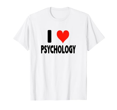 "I Love Psychology" – Herz-Therapie T-Shirt