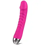 AKTION - Klassischer Vibrator leise stark, Vibration für Frauen, realistischer Dildo Stab Sex Spielzeug, Analvibrator Paare, Stimulator für Klitoris G Punkt Prostata,10 Vibrationsmodi Sex Toy