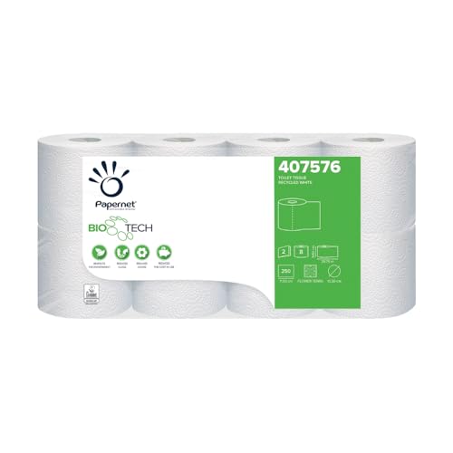 Papernet 407576 Camping Toilettenpapier 2 lagig, Camping Klopapier, Toilettenpapier für chemietoilette Boot wohnmobil Größe 64 Rollen