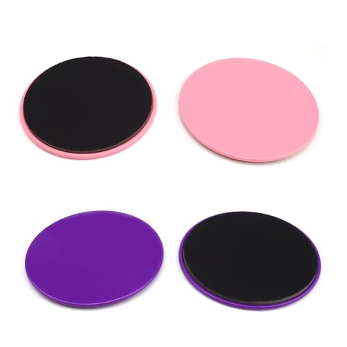 MYLERCT Sliders Fitness 4 Stück, 17.5 cm Kernschieber der Discs, Gliding Disc Fitness Training Bauchmuskeltraining, Core Straffungstrainer Fitness Hilfsgerät für Fitness und Trainingsmenschen