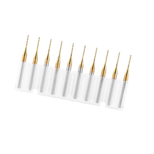 Wolframkarbid-Schaftfräser, Gravur-Bits, Fräser, 3,175 Mm X 1 Mm, Hochleistungs-Schneidwerkzeug, PCB-Fräser
