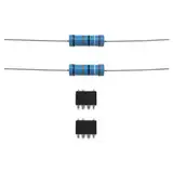 EMSea 2 Sätze TNY267GN IC-Chip 39 Ohm Metalloxidfilmwiderstand für Geschirrspüler Waschmaschine Kompatibel mit AEG Kompatibel mit Bosch Kompatibel mit Siemens