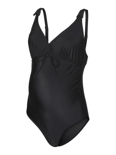 MAMA.LICIOUS Damen MLNEWRUSSEL Swimsuit 2F A. NOOS Badeanzug, Black, L