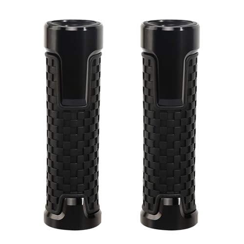 Motorrad Lenker Griffe, 2 Stück Motorrad Griffe 1 x 22mm + 1 x 24mm, Universal Motorrad Lenkergriffe Motorradgriffe Gummi Roller Lenkergriffe für Motorräder Motorroller Mopeds