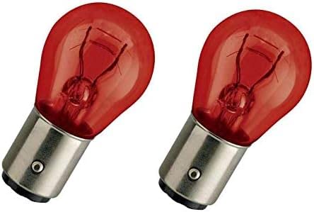 BLUETECH 2er Set Rot Rück- Bremslicht Lampe BAY15d P21/5 Rot Watt P21/5W 12V