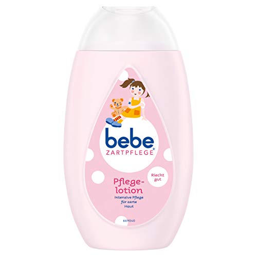 Bebe Zartpflege Bodylotion, Babypflege, zarte Pflegelotion für junge Haut, ohne Farbstoffe, leichter angenehmer Geruch, 300ml