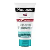 Neutrogena Reichhaltige Fußcreme (150 ml), beruhigende feuchtigkeitsspendende Fußcreme für sehr trockene Füße mit Glycerin, Allantoin & Panthenol, für spürbar weichere & geschmeidigere Haut