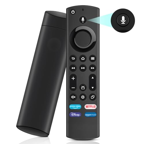 Ersatz-Sprachfernbedienung (4th Gen), Ersatz Fernbedienung mit Sprachfunktion Passend für Smart TVs Stick 2nd Gen & 3rd Gen, Passend für Smart TVs Cube 1st Gen & 2nd Gen