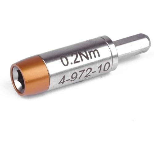 BERNSTEIN Drehmoment-Adapter 0.2 Nm Für C4 Bits (4 Mm Sechskant) | Spannwerkzeug für Bits und Haltewerkzeuge | Legierter Stahl | Präzise für min. 20.000 Klicks