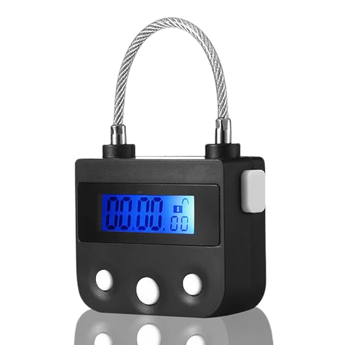 Zeitschloss Erotik MEOBOND Germany elektronisches Zeitschloss für Self Bondage, BDSM & Keuschheitsgürtel Bondage Zeitschloss für Verpackungseinheit 1er Pack