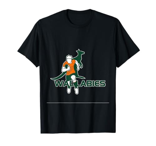 Aussies Wallabies Australien Rugbymannschaft T-Shirt
