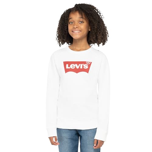 Levi's Kids key item logo crew Mädchen Red / White 10 Jahre