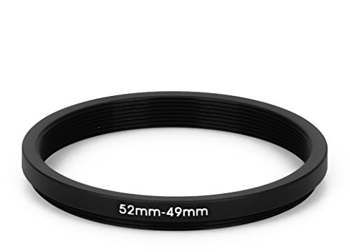 52 mm - 49 mm Filter Adapter Step-Down Adapter Filteradapter Step Down 52-49