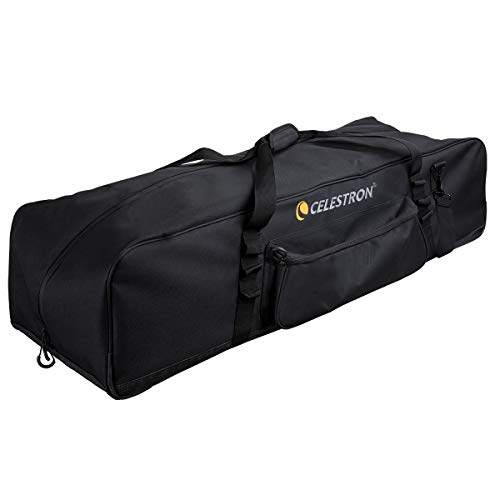 Celestron 94025 40-Zoll Teleskoptasche für die gesamte Ausrüstung – Tasche für Teleskop, Montierung, Stativ und Zubehör mit konfigurierbaren gepolsterten Innenwände, zusätzliche Zubehörtasche, Schwarz