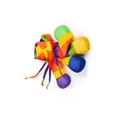 4pcs Bälle für Kinder, Schweifball Kinder, Farbig Schwanzball Sensorisch Trainingsspiel Ballspielzeug, Schweif-Ball Geschicklichkeitsspiel für Kinder, kometenball, für Außen, Innenbereich Kleinkinder