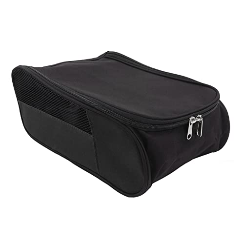 Tragbare Golfschuhtasche, Staubdichte, Atmungsaktive, Langlebige Golfschuh-Aufbewahrungstasche für Reiseausrüstung von Männern und Frauen(Schwarz)