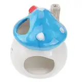 GANAZONO 1Stück Hamster Pilzhütte aus Keramik Kreative und Komfortable Haustierunterkunft für Kleine zu Reinigen für Hamster und Andere Kleintiere