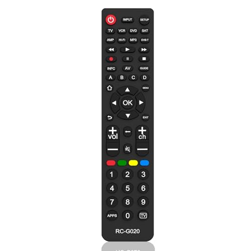 Universalfernbedienung für alle Fernseher/Blu-ray/DVD Player/Streaming-Media-Player und alle Audio Videogeräte – Einfache Einrichtung Universal Fernbedienung
