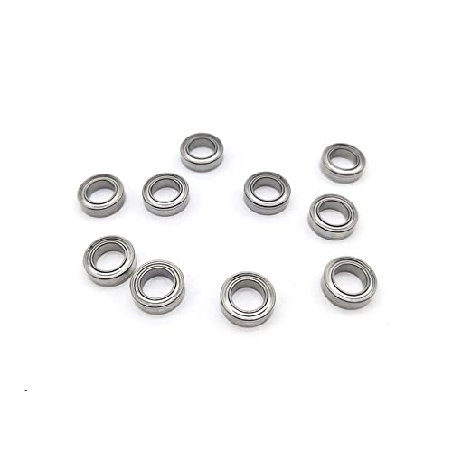 Generisch Zubehör 10pcs SMR106zz CB Luftlager 6x10x3mm ABEC-7 Edelstahl -Tragern -Ozeanfischerei Rollen MR106 Lager