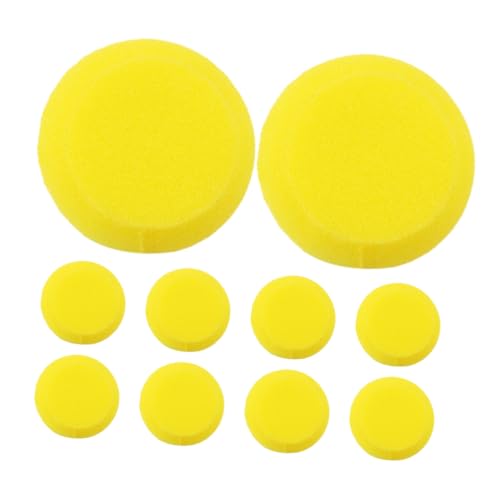 KICHOUSE 10Stücke Teiliges Schwammpinsel für Runde Malschwämme Basteln für Kreative DIY Projekte Einfach zu Bedienen Wiederverwendbar für Malerei und Handwerk