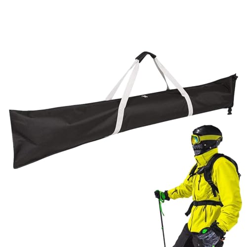 Raypontia Skitasche - 185 * 33 cm Ski Tragetasche,Skisack Für 1 Paar Ski Und Stöcke,Tasche Für Skistöcke Aus Wasserdichter Stoff,Skisack Für Ski,Skitaschen,Tragetasche Ski Skier Tragetasche