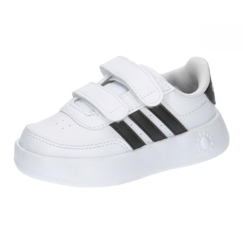 adidas Breaknet 2.0 Shoes Kids Sneaker, Cloud White/core Black/Cloud White, 25 EU