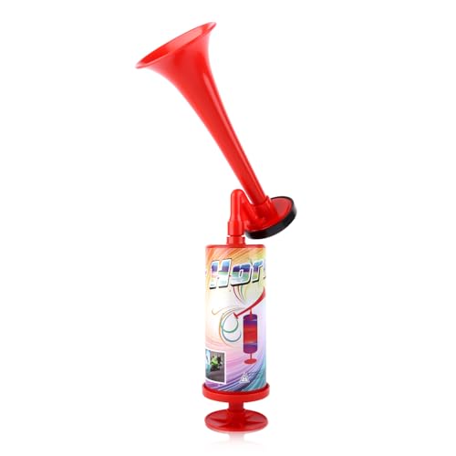PBUSPU Stadionhorn, Luftdruck Air Horn Extrem Laut, Handheld Air Horn für Sportfeste, Fußballturnier, Basketball, Prost zur Auflockerung der Atmosphäre groß
