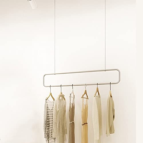 Höhenverstellbarer Kleiderständer – Wandmontiertes Kleidungsdisplay für Hochzeitsläden & Schlafzimmer – Vielseitiger Kleiderbügel & für Einkaufszentren & Einzelhandelsräume