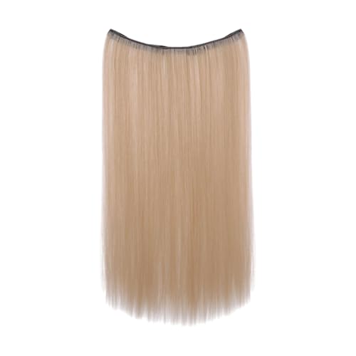Clip in Haarverlängerungen - 65 G Haarverlängerungen Clip Ins - Stilvolle Gefälschte Haarstücke | 20 Zoll Langes, Gerade Haarstück Für Frauen Mädchen, Stilvolle Unsichtbare Perücke