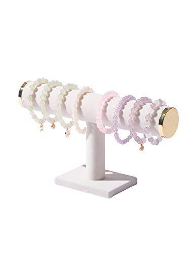 Ausalivan Armband-Halter, Armband-Organizer, Display zum Verkauf, Armreif-Organizer für Damen, Uhren-Aufbewahrung für Männer, Schmuck, Geschäftsbedarf (beige + Metalldeckel)