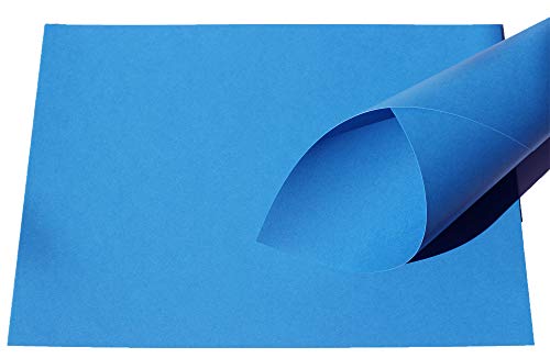 Top Lamination Laminiertechnik 100 Blatt Ton-Bastel-Karton DIN A6 240g/m² cobaltblau Dickes Ton-Papier 105x148mm super zum Basteln - komplett durchgefärbt bedruckbar - sehr stabil DIY Bastelideen