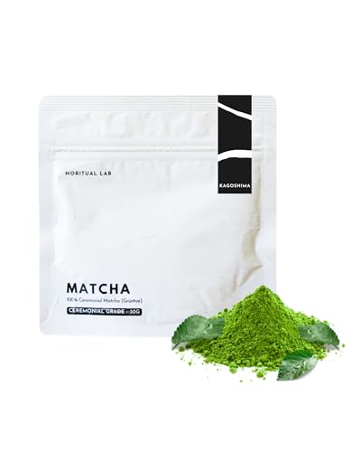 Ceremonial Matcha Kagoshima - Reines Grüntee-Pulver aus Japan - Original Japanischer Tee der Ersten Ernte - 100% Natürlich & Laborgeprüft - 30g