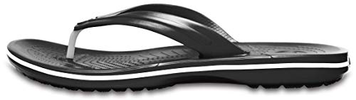 Crocs Unisex Crocband Flip Zehentrenner, Schwarz – Größe 39-40