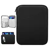 Dadanism 9-11 Zoll Tablet Sleeve Tasche Kompatibel mit iPad 10,2 2021-2019, iPad Pro 11 M4 2024-2018, iPad Air 5/4 10,9, iPad Air 11" 2024, iPad 10. Gen 10,9, Galaxy Tab A9+/A8/S9 FE, Schwarz