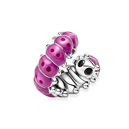 PANDORA MOMENTS Charm "Süße gekräuselte Raupe" Silber 790762C01