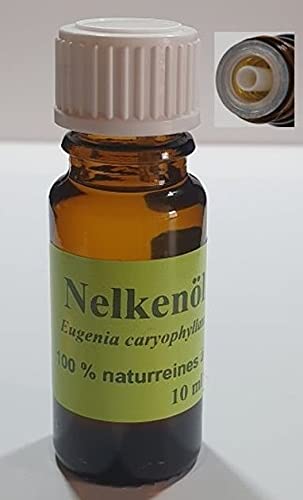 10 ml Nelkenöl (Eugenia caryophyllata), Gewürznelkenöl, 100% naturreines ätherisches Öl