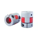 D25L30 Kupplung für Zweibackenwelle Aluminiummotor Kupplung für flexible Welle CNC-Anschluss Flexible Paare 5/6/6,35/8/9,25/10/12/14 mm 1 Stück (10 mm bis 14 mm)